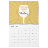 ワインユーモア カレンダー (3月 2027)