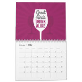 ワインユーモア カレンダー (1月 2026)