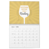 ワインユーモア カレンダー (3月 2026)