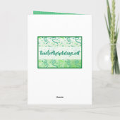 ワインユーモア クリスマス カード (裏面)