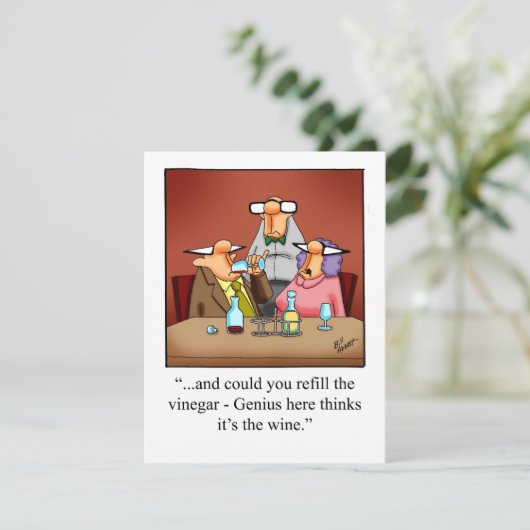 ワインユーモア"スペクティックルズ"パーティの招待状 招待状 (スタンド正面)