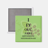 ワインユーモア マグネット (正面/裏面)