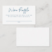 ワインラッフルエンクロージャカード 名刺 (正面/裏面)