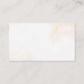 ワインラッフルチケットクリスマスブライダルシャワー プレイスカード (裏面)