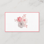 ワインラッフル結婚ブライダルシャワーカード プレイスカード (裏面)