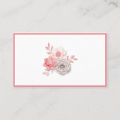 ワインラッフル結婚ブライダルシャワーカード プレイスカード (裏面)