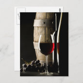 ワインラバーのはがき ポストカード (正面/裏面)