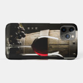 ワインラバーのカスタムモノグラムの電話ケース Case-Mate iPhoneケース (裏面(横))