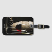 ワインラバーのカスタムモノグラム ラゲッジタグ (正面横)