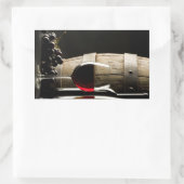 ワインラバーのシール 長方形シール (バッグ)