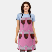 ワインラバーエプロン エプロン (着用した状態)