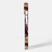 ワインラバーオンウッドオーバル Case-Mate iPhoneケース (裏面 / 左)