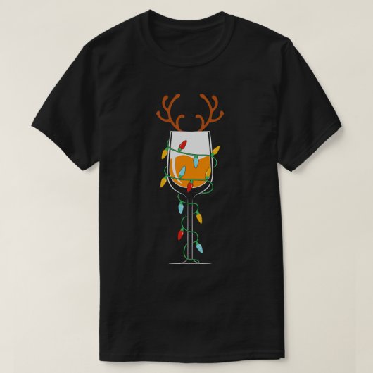 ワインラバークリスマス Tシャツ (デザイン正面)