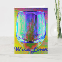 ワインラバーグリーティングカード カード