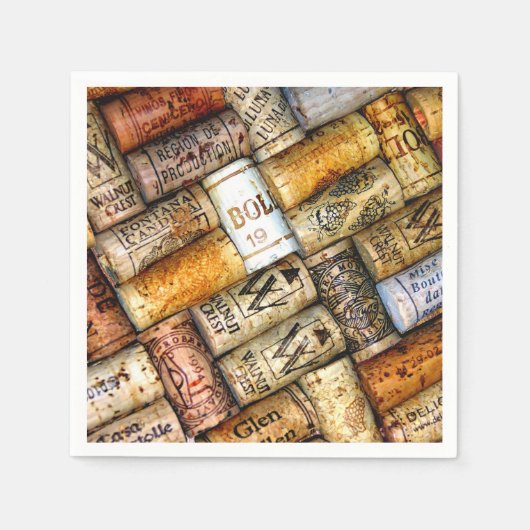 ワインラバーズ紙ナプキンス スタンダードカクテルナプキン (正面)