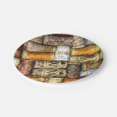 ワインラバーズ紙プレート ペーパープレート (アングル)