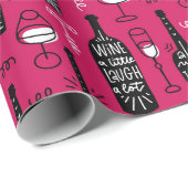 ワインラバーラッピング紙 ラッピングペーパー (ロールコーナー)