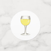 ワインラバーレッドグラスワイナリーカクテルパーティー コンフェッティ (スモール正面)