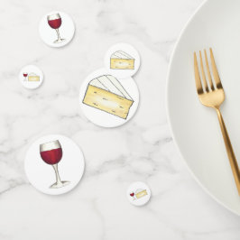 ワインラバーレッドワイングラスブリーチーズワイナリー コンフェッティ