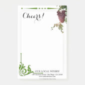 ワインラバーヴィネヤードワイナリーノート ポストイット (正面)