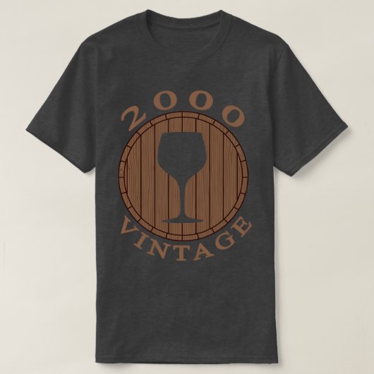 ワインラバー誕生日2000 Tシャツ (デザイン正面)