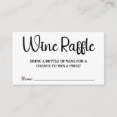 ワインラフ結婚ルブライダルシャワー エンクロージャーカード (正面)