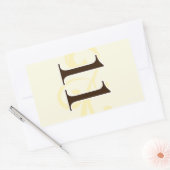 ワインラベルテーブル番号シール11 長方形シール (封筒)