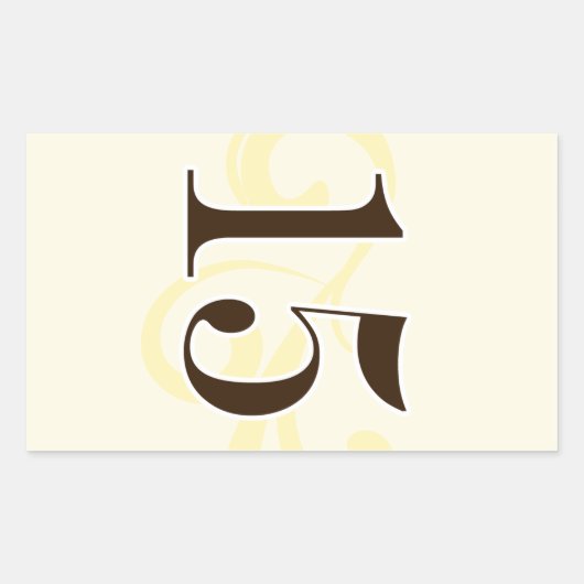 ワインラベルテーブル番号シール15 長方形シール (正面)