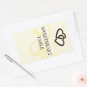 ワインラベルテーブル番号シール 長方形シール (封筒)