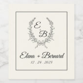 ワインラベルパーソナライズされた ワインラベル (シングルラベル)