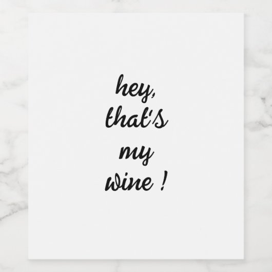 ワインラベル (シングルラベル)