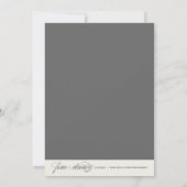 ワインラベル|ブライダルシャワーの招待 招待状 (裏面)