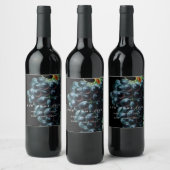 ワインラベル： 「ヴィンテージブドウ」カスタマイズ ワインラベル (ボトル)