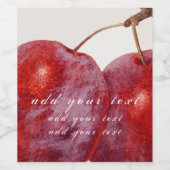 ワインラベル： "ヴィンテージプラム"カスタマイズ可能 ワインラベル (シングルラベル)