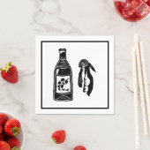 ワインリノカットカクテルパーティーナプキンス スタンダードカクテルナプキン (インサイチュ)