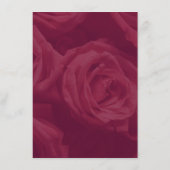 ワインレッドとゴールドのエレガントな結婚式の返信カード エンクロージャーカード (裏面)