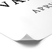 ワインレッドのお別れの人生の看板、写真の看板 ポスター (角)