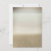 ワインレッドのドレス、風船、グリッター 80歳の誕生日 招待状 (裏面)