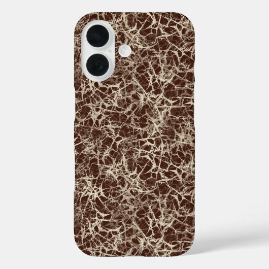 ワインレッドのニューロンネットワーク - シームレスパターン Case-Mate iPhoneケース (裏面)