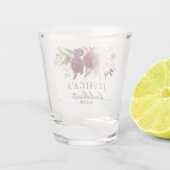 ワインレッドのマルサラ バチェロレッテパーティー ショットグラス (裏面)