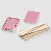 ワインレッドのモダンでエレガントなウェディング ハンドファン (組立なし)