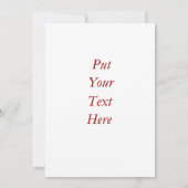 ワインレッドのワイングラス試飲会のパーティー招待状カード 招待状 (裏面)