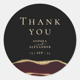 ワインレッドジェムストーン ラウンドシール