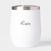 ワインレッド素晴らしワイングラス誕生日のように熟成 (背面)