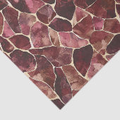 ワインレッド おしゃれ アブストラクト ブライダルシャワー 薄葉紙 (詳細)