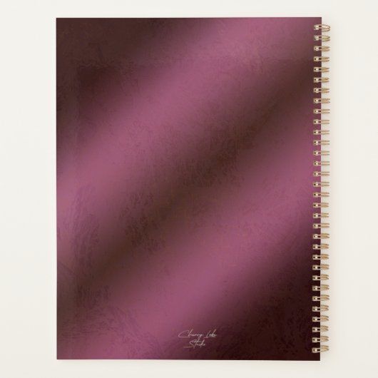 ワインレッド カオス コーディネーター プランナー (裏面)