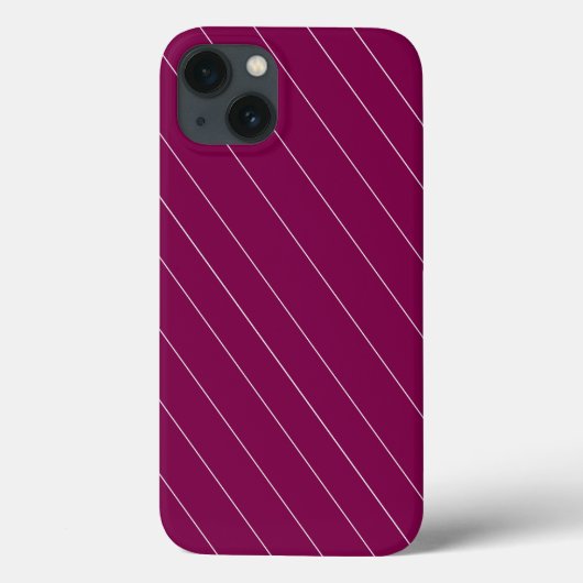 ワインレッド+ホワイト Case-Mate iPhoneケース (裏面)