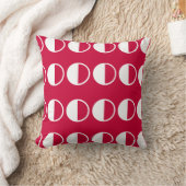 ワインレトロ白丸まくら枕 クッション (ブランケット)