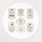 ワインロゴ ラベル (デザイン2)