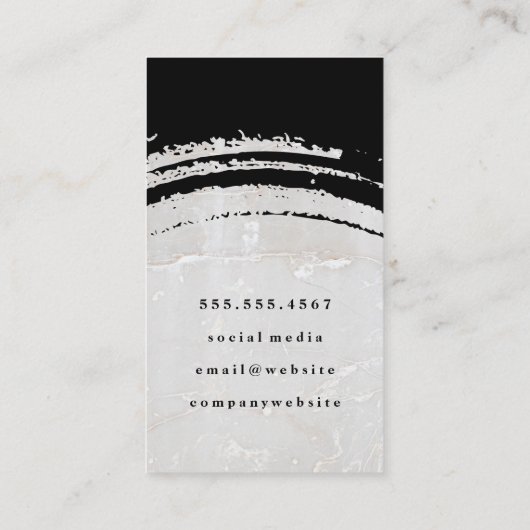 ワインロゴ |ロックテクスチャ 名刺 (裏面)